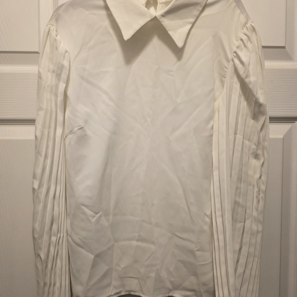 SHEIN Elegant White Women's Blouse